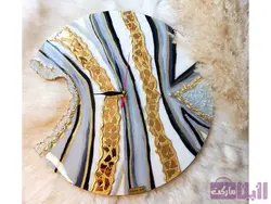 ساعت رزینی طرح ژئود - فروشگاه رزین مارکت