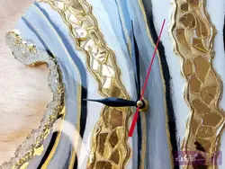 ساعت رزینی طرح ژئود - فروشگاه رزین مارکت
