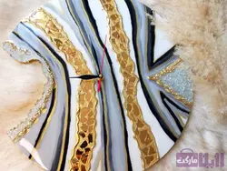 ساعت رزینی طرح ژئود - فروشگاه رزین مارکت