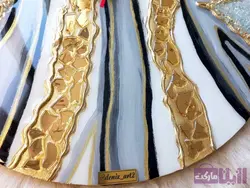 ساعت رزینی طرح ژئود - فروشگاه رزین مارکت
