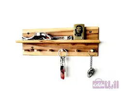 خرید جاکلیدی دیواری چوبی چند  کاره و کاربردی - رزین مارکت