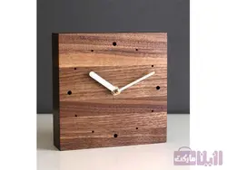 خرید ساعت دیواری چوبی (موتور اصلی تایوانی) - رزین مارکت