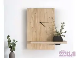 خرید ساعت دیواری چوبی (موتور اصلی تایوانی) - رزین مارکت