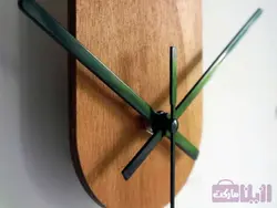 خرید ساعت دیواری چوبی (موتور اصلی تایوانی) - رزین مارکت