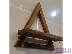 خرید جاکلیدی دیواری چوبی چند  کاره و کاربردی - رزین مارکت