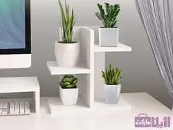 خرید شلف رومیزی چوبی نظم دهنده میز کار شما - رزین مارکت
