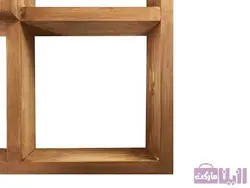 ساعت دیواری چوبی آذین - فروشگاه رزین مارکت