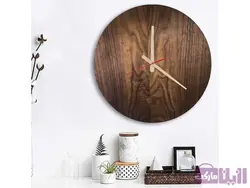 ساعت دیواری طرح دایره ساده - فروشگاه رزین مارکت