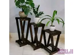 استند پایه و گل چوب روس - فروشگاه رزین مارکت