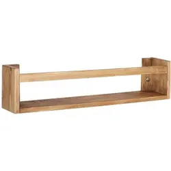 شلف چوبی دیواری ساده DW106 - فروشگاه رزین مارکت