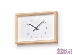 ساعت دیواری طرح مستطیل کد ۰۲ - فروشگاه رزین مارکت