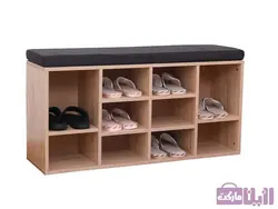 جاکفشی نشیمن دار مدل مهتا - فروشگاه رزین مارکت