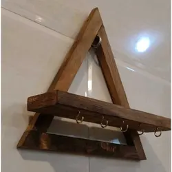 جاکلیدی چوبی دیواری jk0072 - فروشگاه رزین مارکت