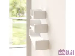 شلف دیواری طرح لبخند (بسته ۳ عدد) - فروشگاه رزین مارکت
