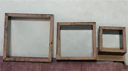 شلف دیواری یا باکس سه عددی (دکوری لوکس) - فروشگاه رزین مارکت