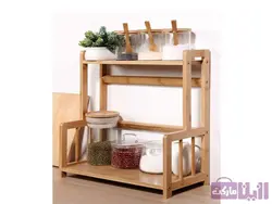 استند چوبی آشپزخانه - فروشگاه رزین مارکت
