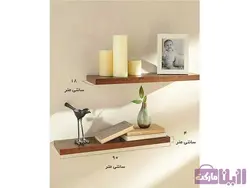 شلف دو تکه مدل نیکا (۹۰ سانتی متری) - فروشگاه رزین مارکت