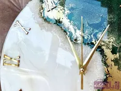 ساعت رزینی دیواری مدل ژئود کد C13 - فروشگاه رزین مارکت