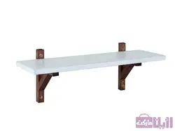 شلف دیواری چوب و ام دی اف مدل W35 - فروشگاه رزین مارکت