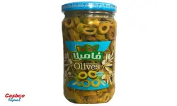 زیتون شور ورقه شده فامیلا - ۶۶۰ گرم