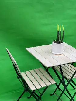 میز و صندلی دو نفره پلای وود خود رنگ