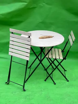 میز و صندلی تاشو گرد