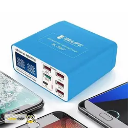 شارژر رومیزی و آمپر سنج ریلایف RELIFE 304P - ابزارک موبایل