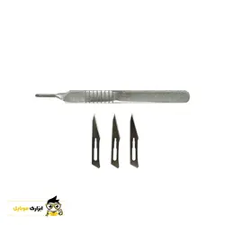 دسته کاتر و تیغ کاتر سایز 11 MEGA-IDEA - ابزارک موبایل