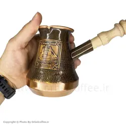 قهوه جوش مسی جازوه ارمنی سایز 4 فنجان