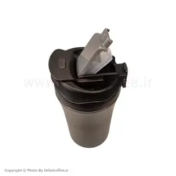 تراول ماگ طرح Coffee مدل دو حالته مشکی 400 میلی لیتر