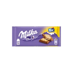 شکلات شیری با بیسکویت توک 87 گرمی میلکا Milka Tuc