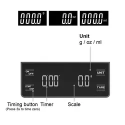 ترازو باریستا coffee scale کافی اسکیل EK6012