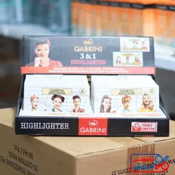 پالت هایلایتر سه عددی B گابرینی ترکیه GABRINI