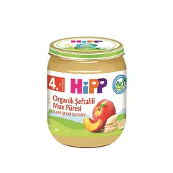 پوره ارگانیک هیپ هلو و موز وزن 125 گرم | تخفیفی فینیش