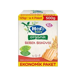 بیسکوئیت هرو بیبی ارگانیک Ekonomik وزن 500 گرم | تخفیفی فینیش