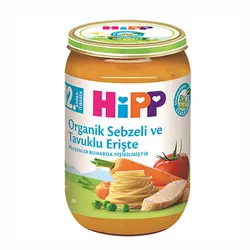 پوره ارگانیک هیپ مخلوط رشته و سبزیجات با عصاره مرغ وزن 220 گرم - فروشگاه تخفیفی فینیش