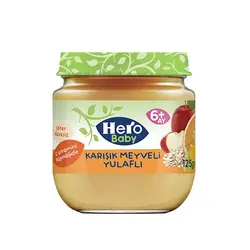 پوره هرو بیبی مخلوط میوه و جو وزن 125 گرم - فروشگاه تخفیفی فینیش