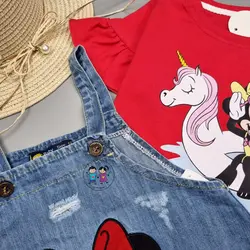 بیلر جین دامنی طرح میکی