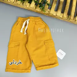 شلوارک لینن اسپرت
