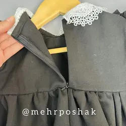 پیراهن یقه دانتل محرمی