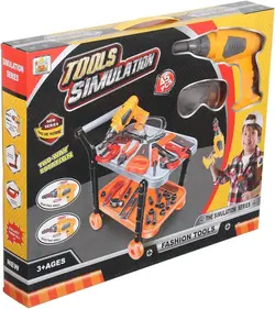 ست ابزار با میز کار سیار Tools Simulation