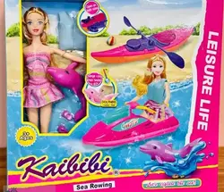 عروسک باربی با جت اسکی کد ba137