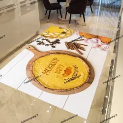 فرشینه طرح تخته گرد