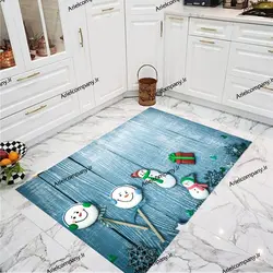 فرشینه آشپزخونه طرح آدم برفی