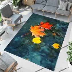 فرشینه طرح بارون و برگ پاییزی