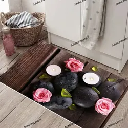 فرشینه سنگ سه بعدی روی چوب