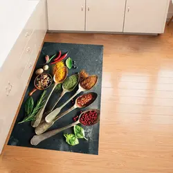 فرشینه آشپزخانه طرح قاشق ادویه سه بعدی