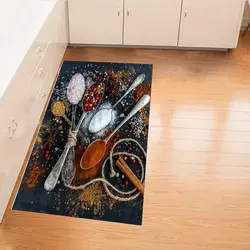 فرشینه آشپزخانه طرح قاشق ادویه شلوغ سه بعدی