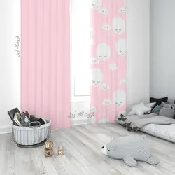 ست پرده روتختی فرشینه دخترانه