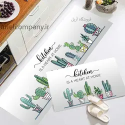 فرشینه آشپزخانه طرح کاکتوس جدید